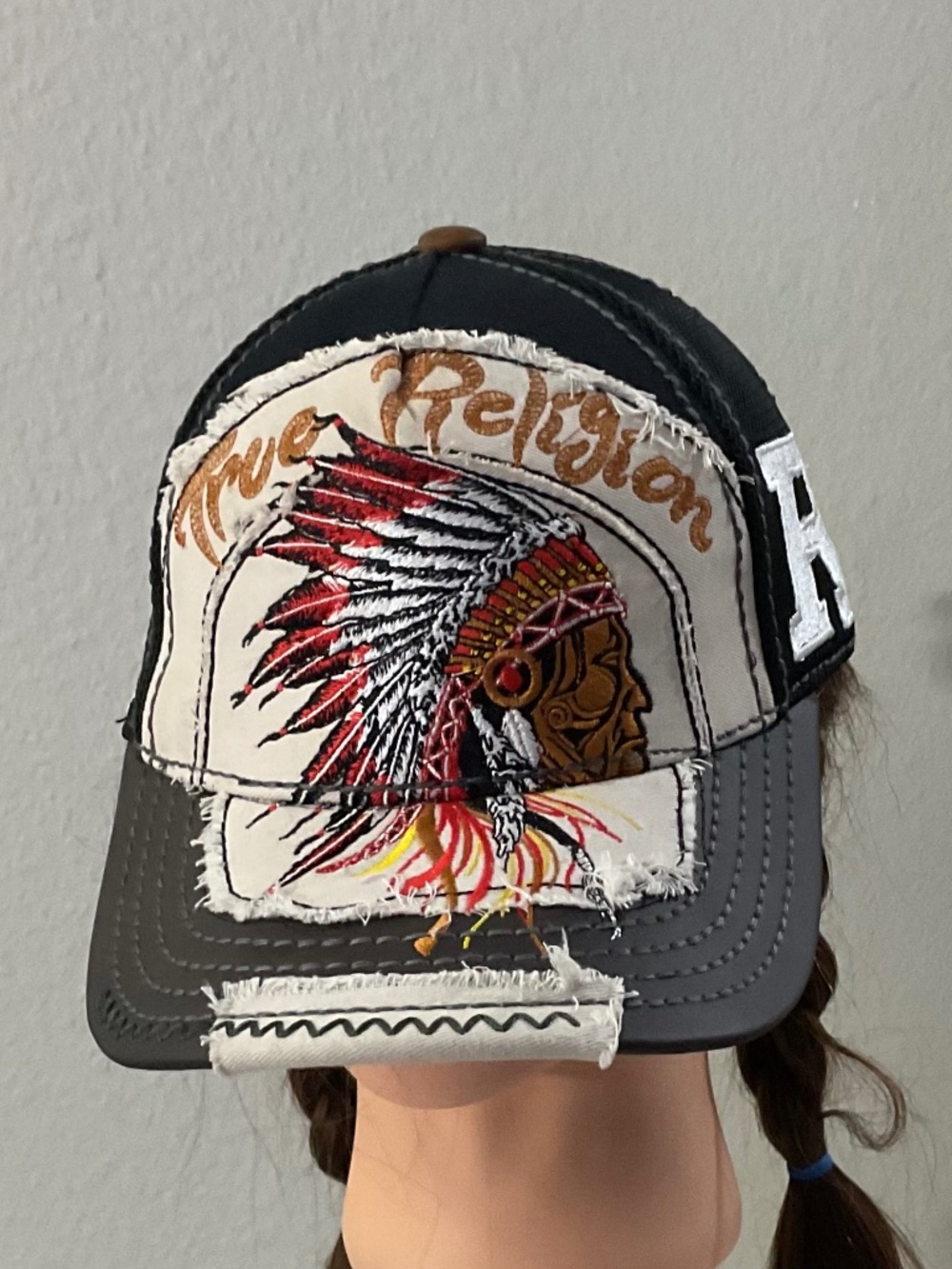 True religion Indian Hat.